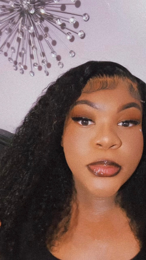 13x4 Kinky Curly Wig 200% Density 26”
